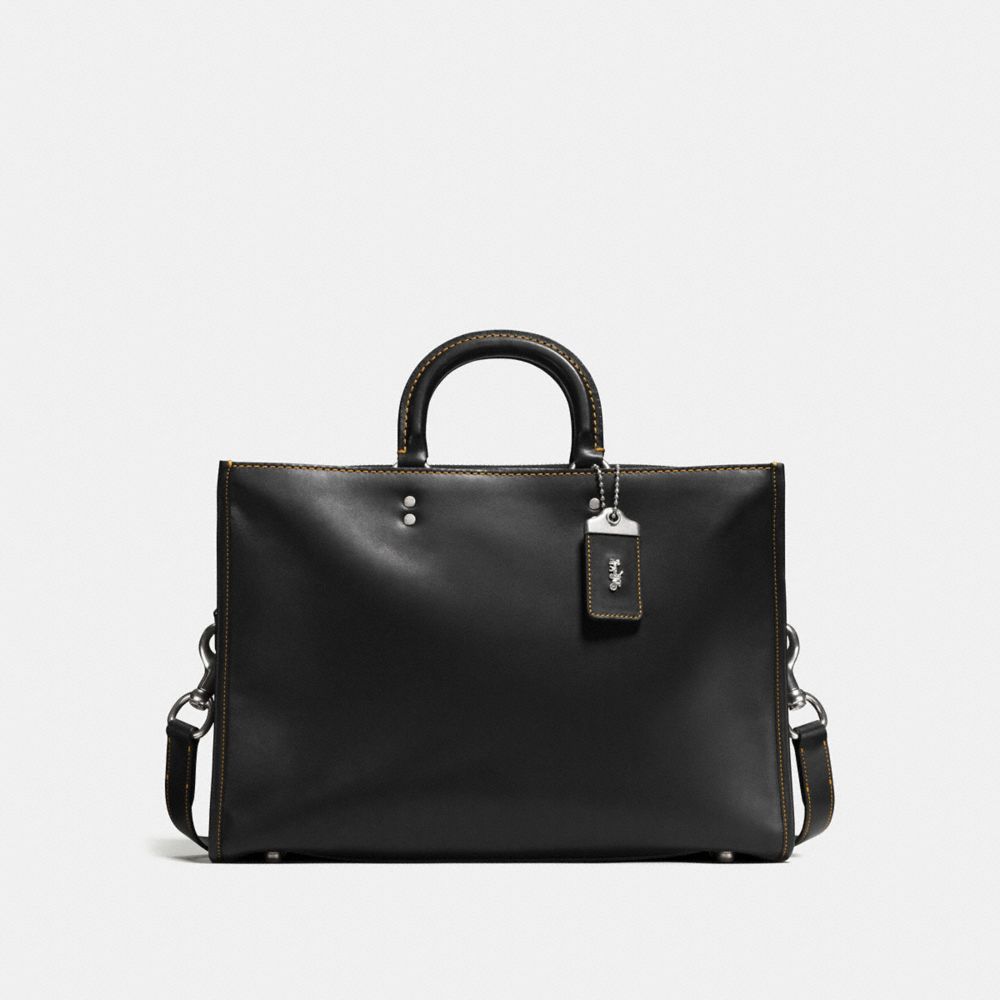 COACH ROGUE BRIEF - BLACK/LIGHT ANTIQUE NICKEL - F11647