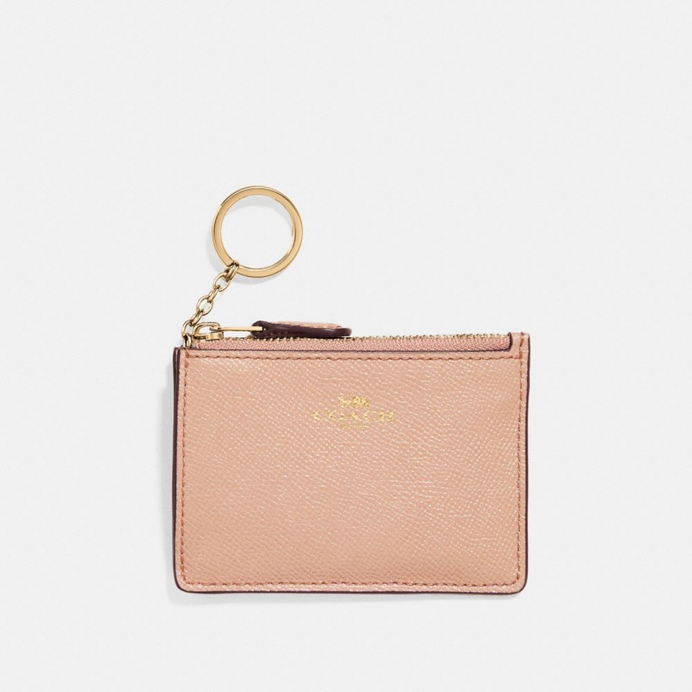 COACH F11836 Mini Skinny Id Case NUDE PINK/IMITATION GOLD