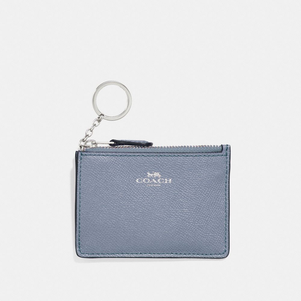 COACH F11836 Mini Skinny Id Case SILVER/DUSK 2