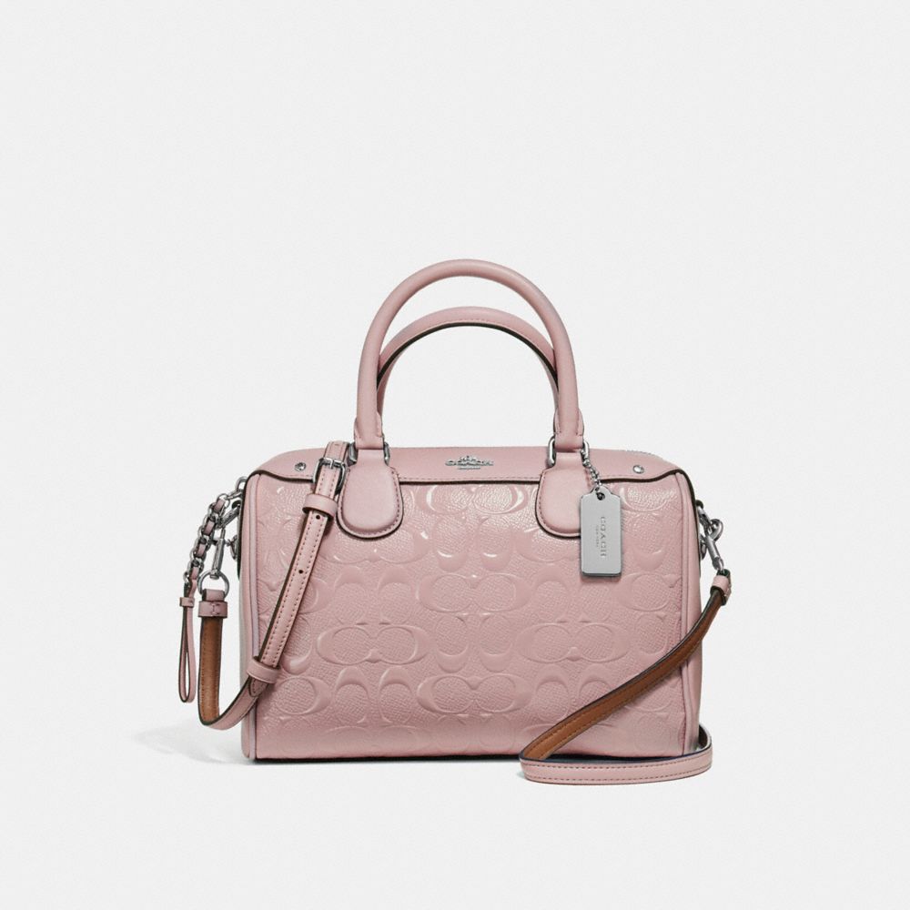 COACH F11920 MINI BENNETT SATCHEL SILVER/BLUSH-2