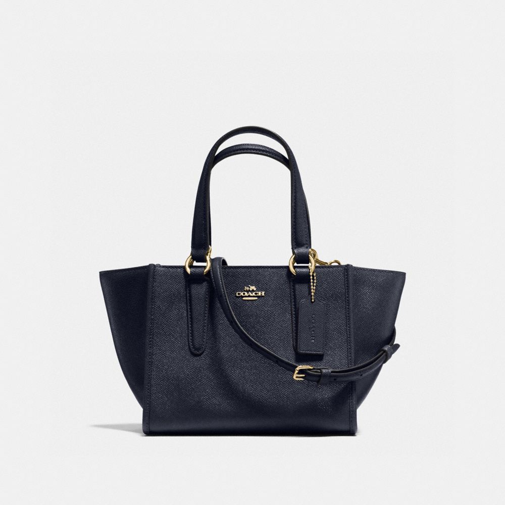 COACH CROSBY CARRYALL 21 - MIDNIGHT/GOLD - F11925