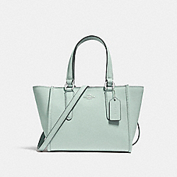 COACH F11925 Crosby Carryall 21 SILVER/SEA GREEN