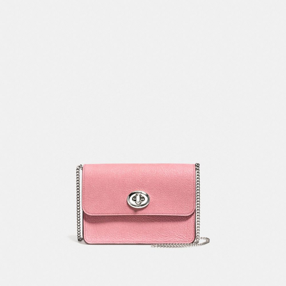 COACH F12092 BOWERY CROSSBODY IN GLITTER GLITTER ROSE/SILVER