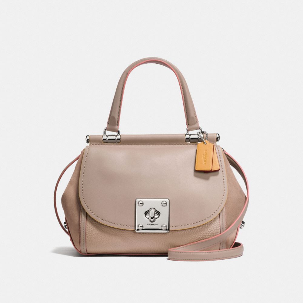 COACH DRIFTER TOP HANDLE - SILVER/STONE - F12094