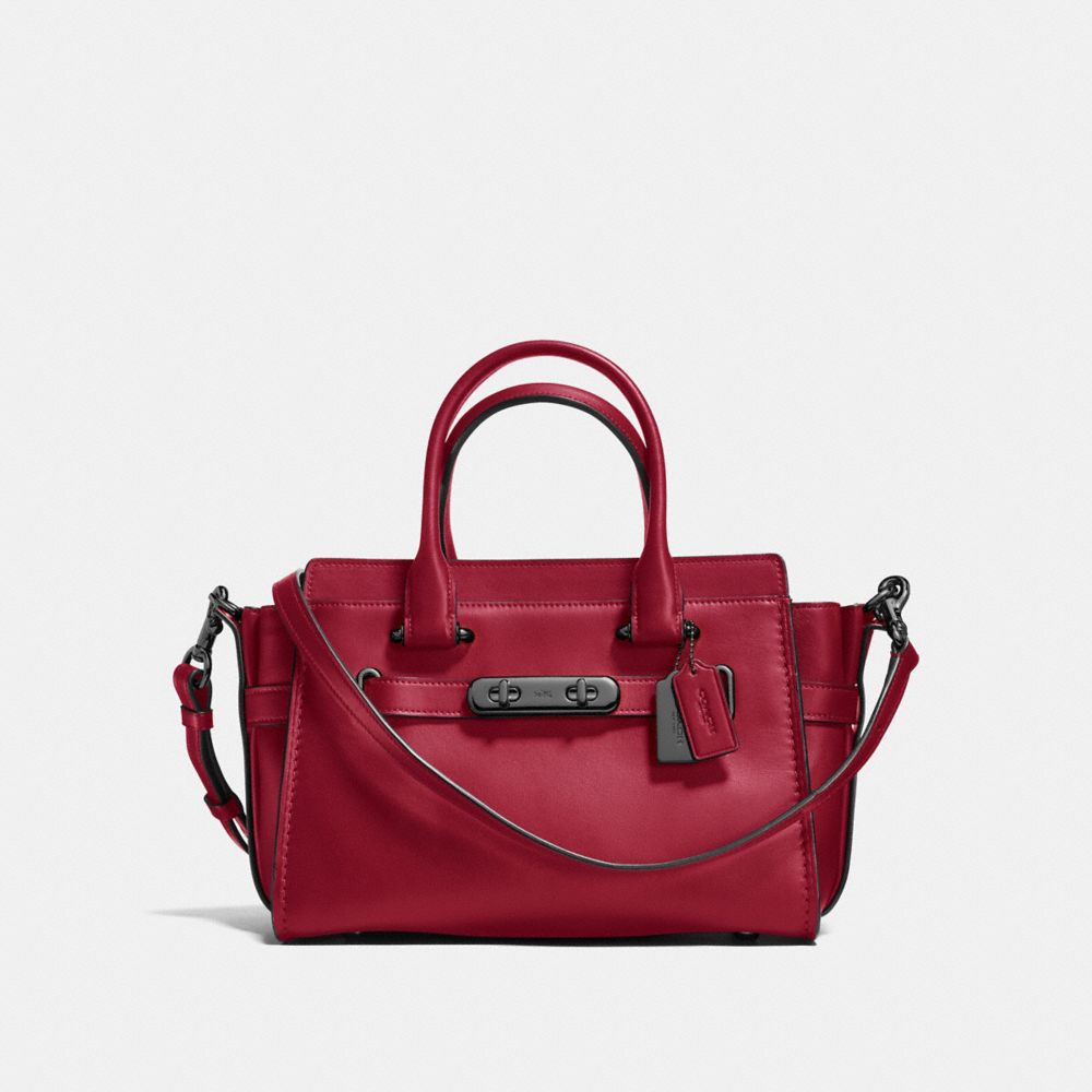 COACH SWAGGER 27 - F12111 - CHERRY/DARK GUNMETAL