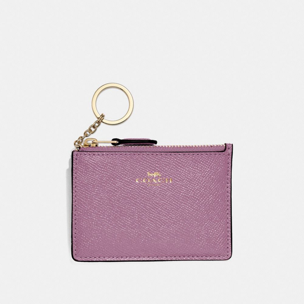 COACH F12186 - MINI SKINNY ID CASE PRIMROSE/LIGHT GOLD