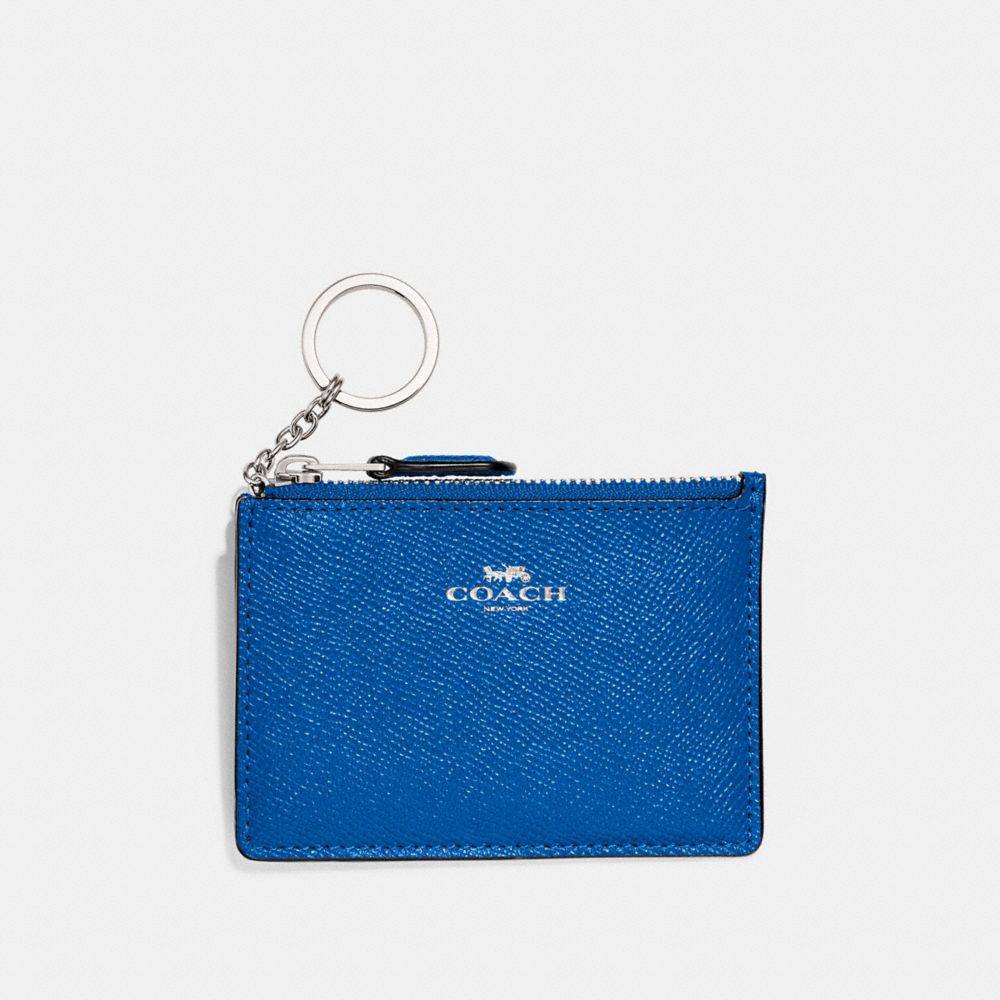 MINI SKINNY ID CASE - ATLANTIC/SILVER - COACH F12186