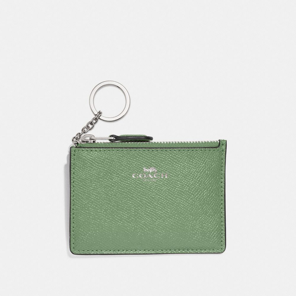 COACH F12186 - MINI SKINNY ID CASE CLOVER/SILVER