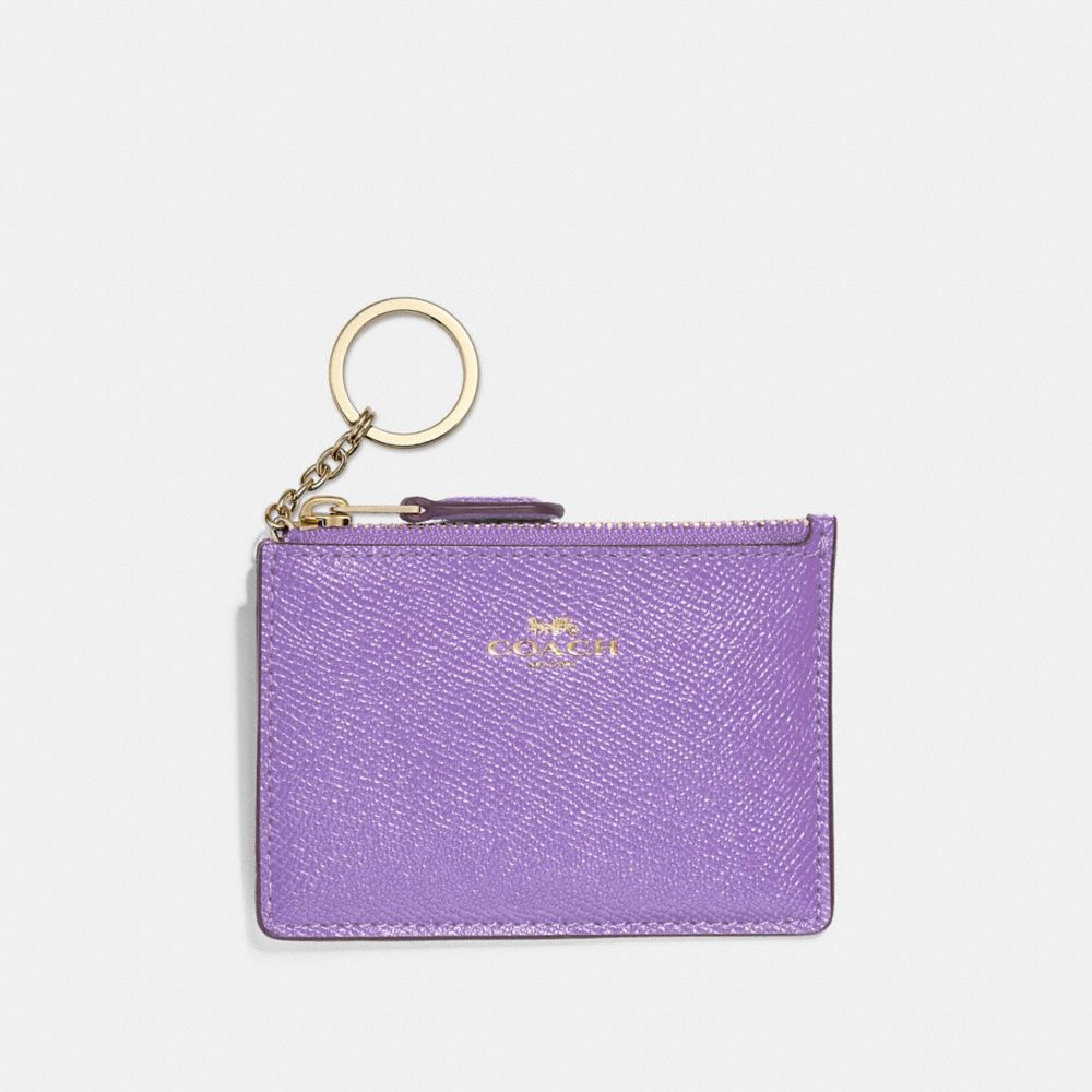 MINI SKINNY ID CASE - IRIS/SILVER - COACH F12186