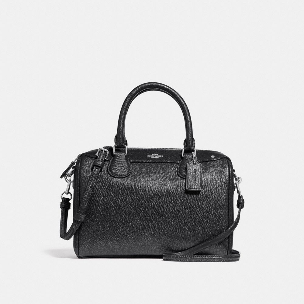 MINI BENNETT SATCHEL - COACH f13681 - SILVER/BLACK