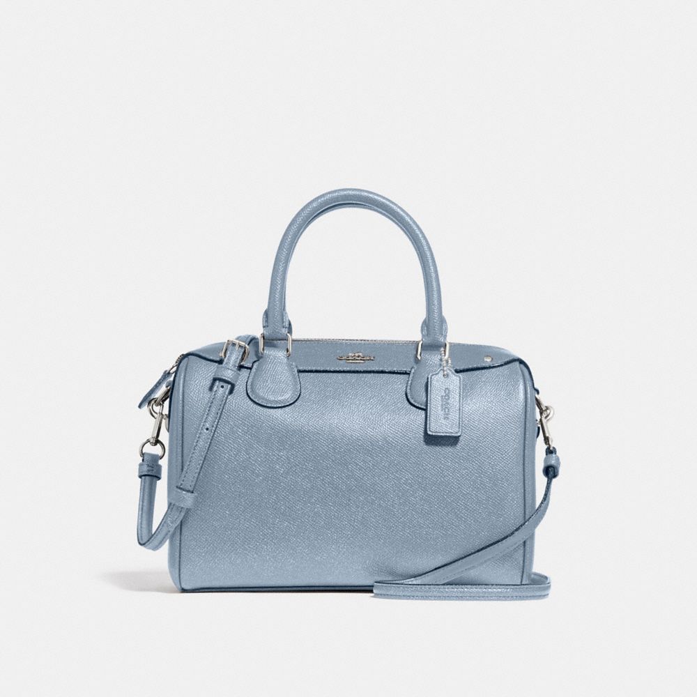 COACH f13681 MINI BENNETT SATCHEL SILVER/DUSK 2