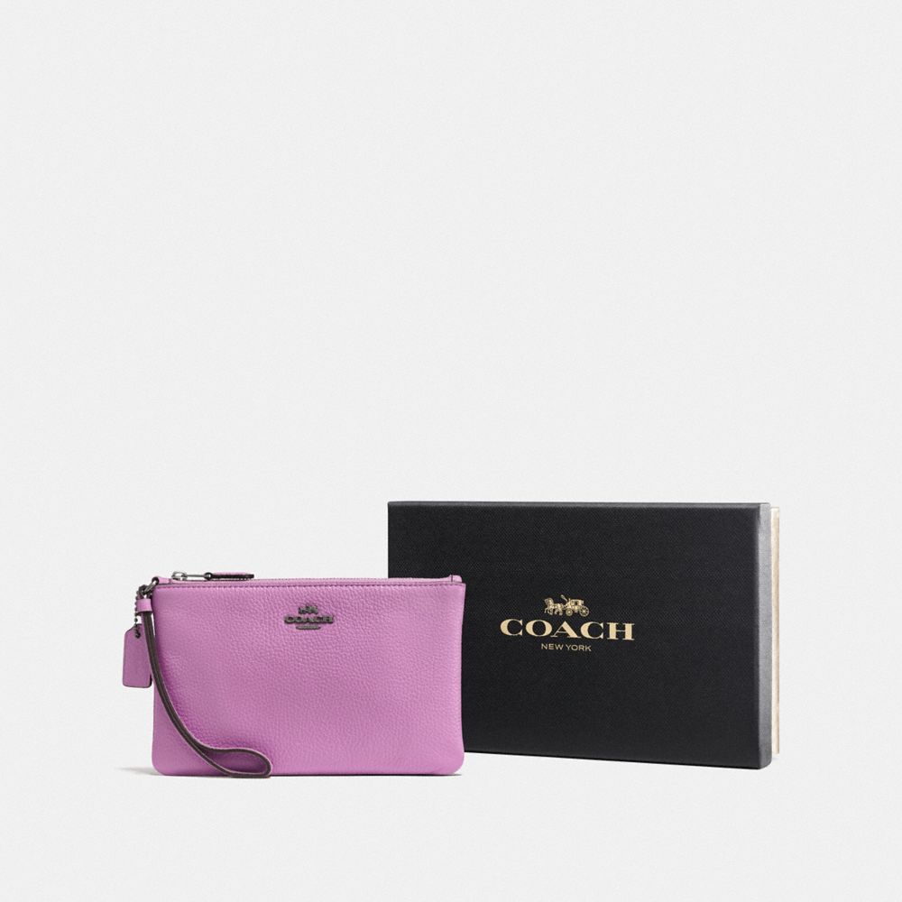 COACH F16111 - BOXED SMALL WRISTLET DK/LILY