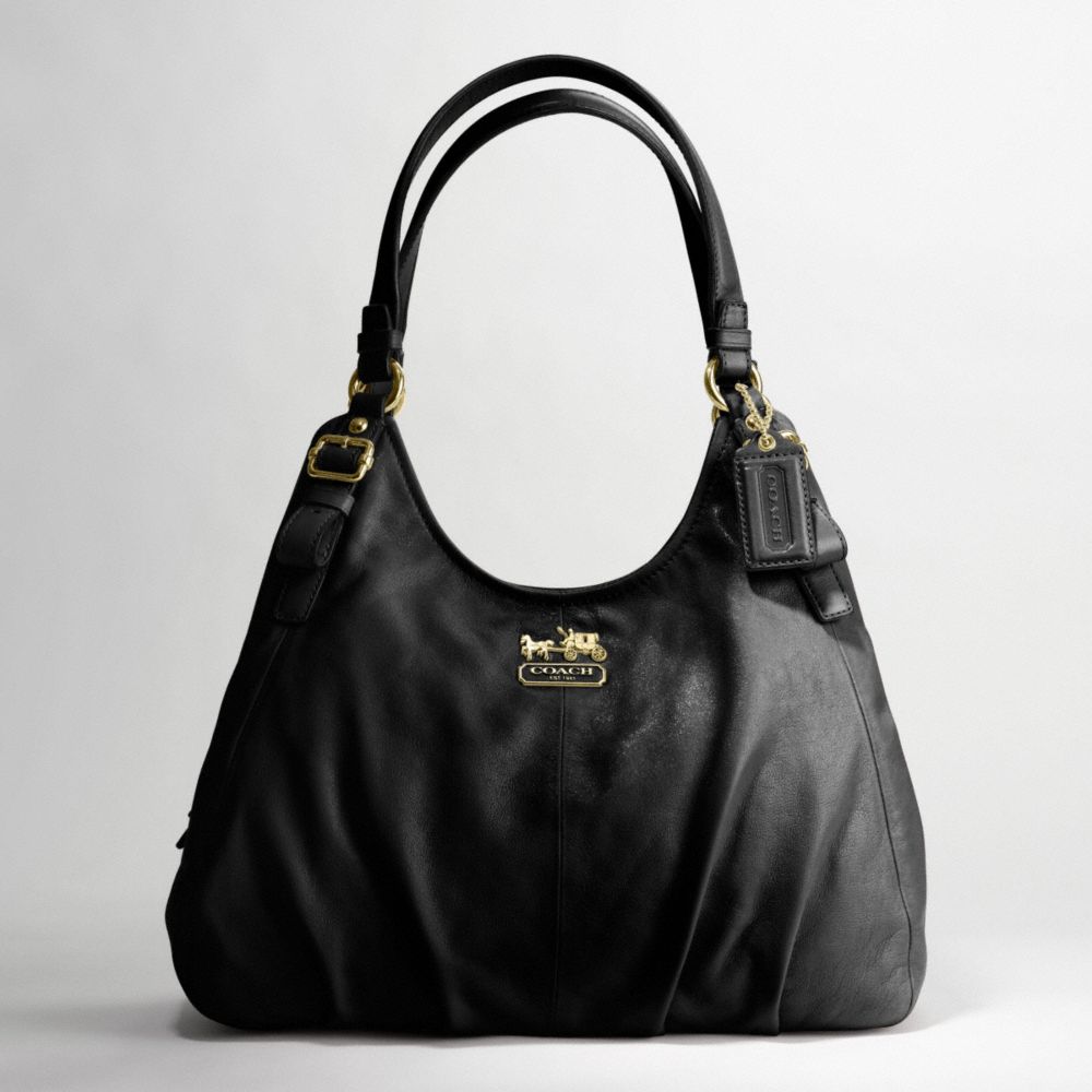 COACH F16503 - MADISON LEATHER MAGGIE SHOULDER BAG ONE-COLOR