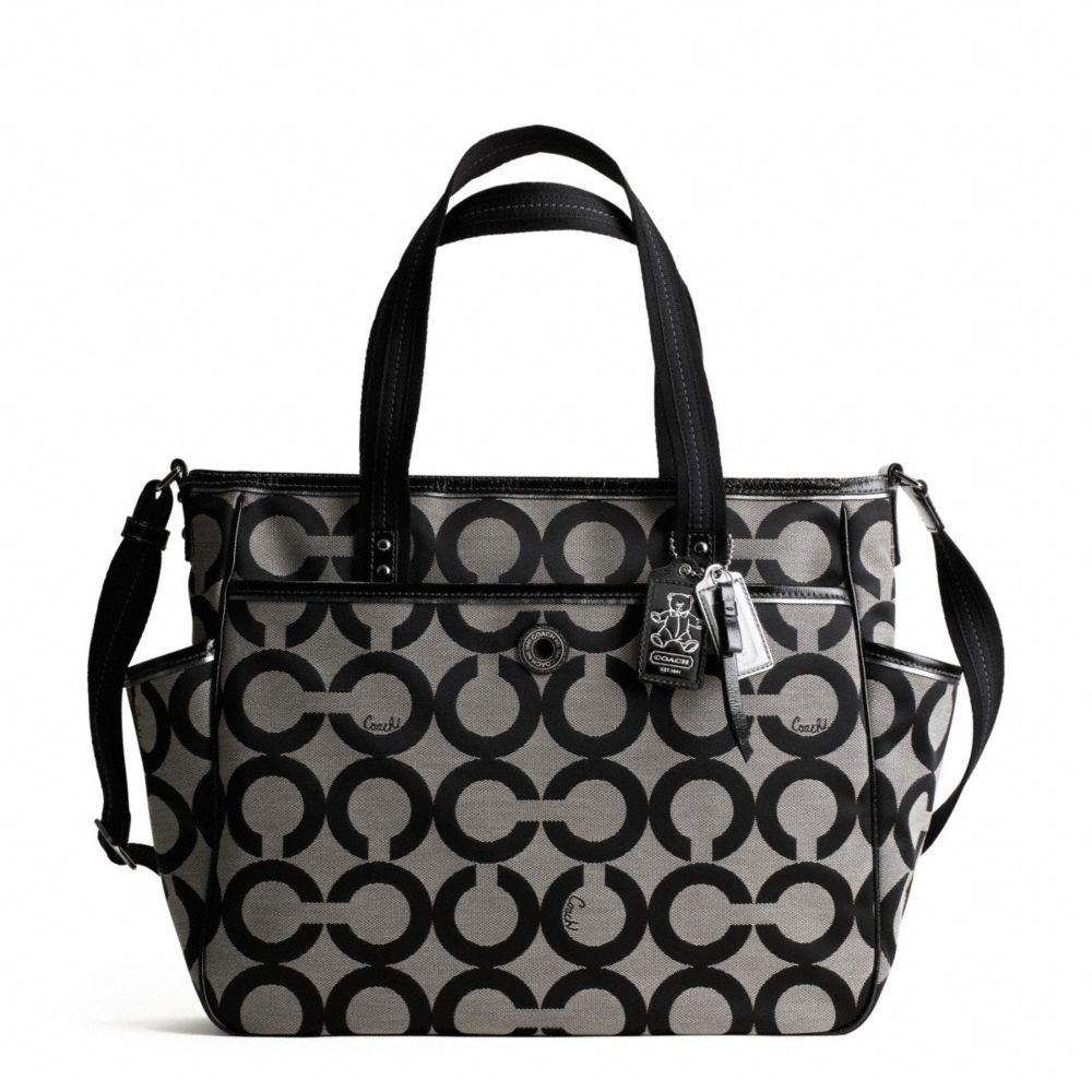 COACH BABY BAG OP ART TOTE - ONE COLOR - F16981