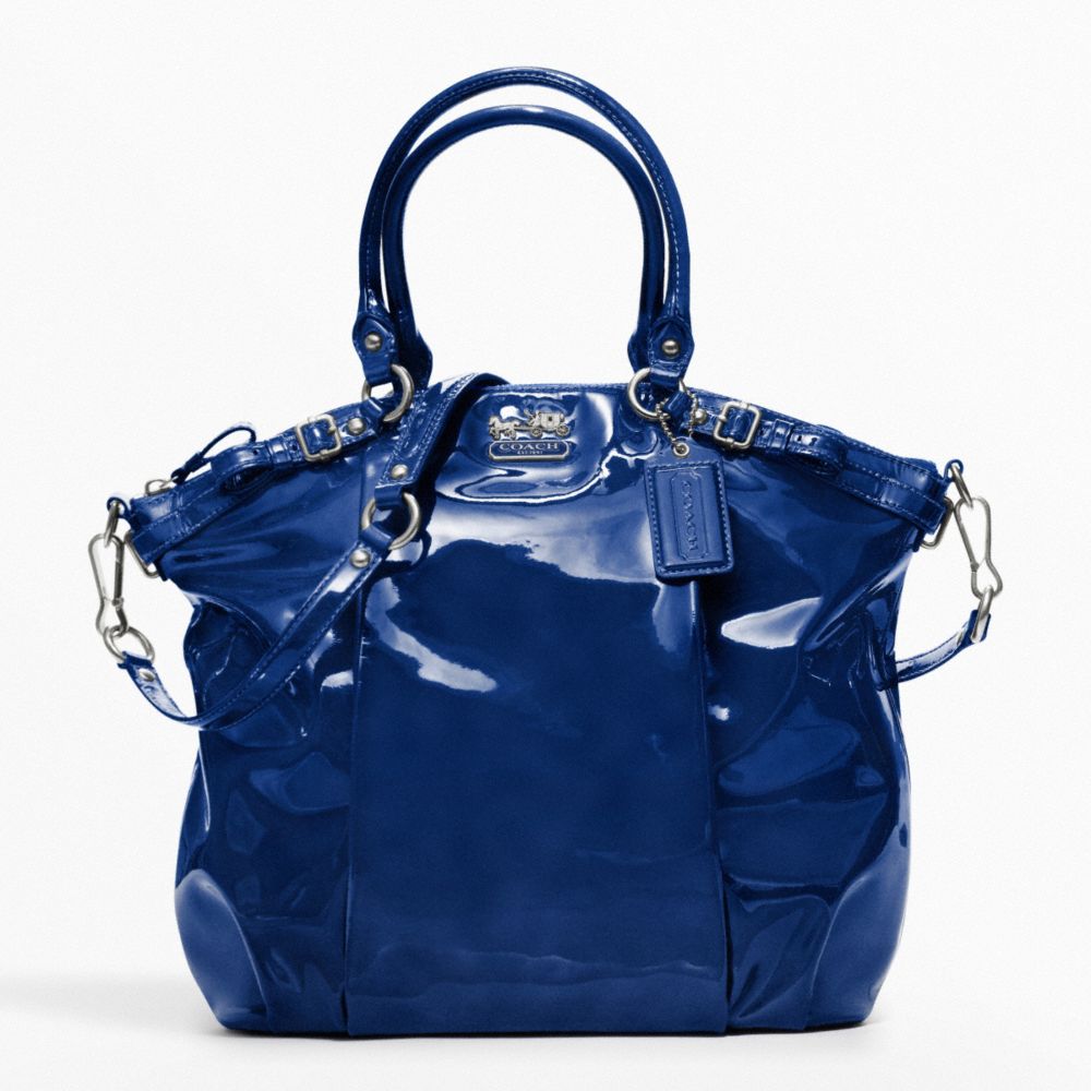 COACH MADISON PATENT LINDSEY SATCHEL - ONE COLOR - F18627