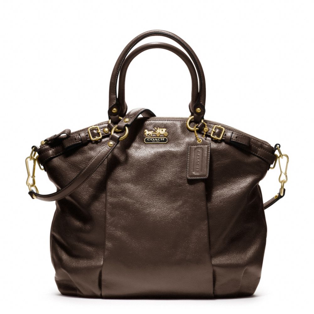 COACH F18641 - MADISON LEATHER LINDSEY SATCHEL ONE-COLOR