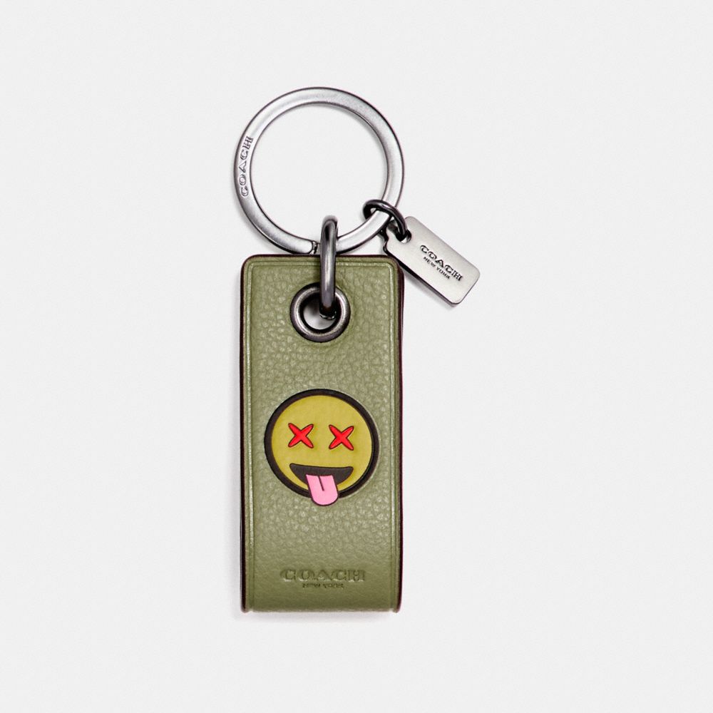 COACH F18902 VARSITY 4GB USB KEY FOB MILITARY-GREEN