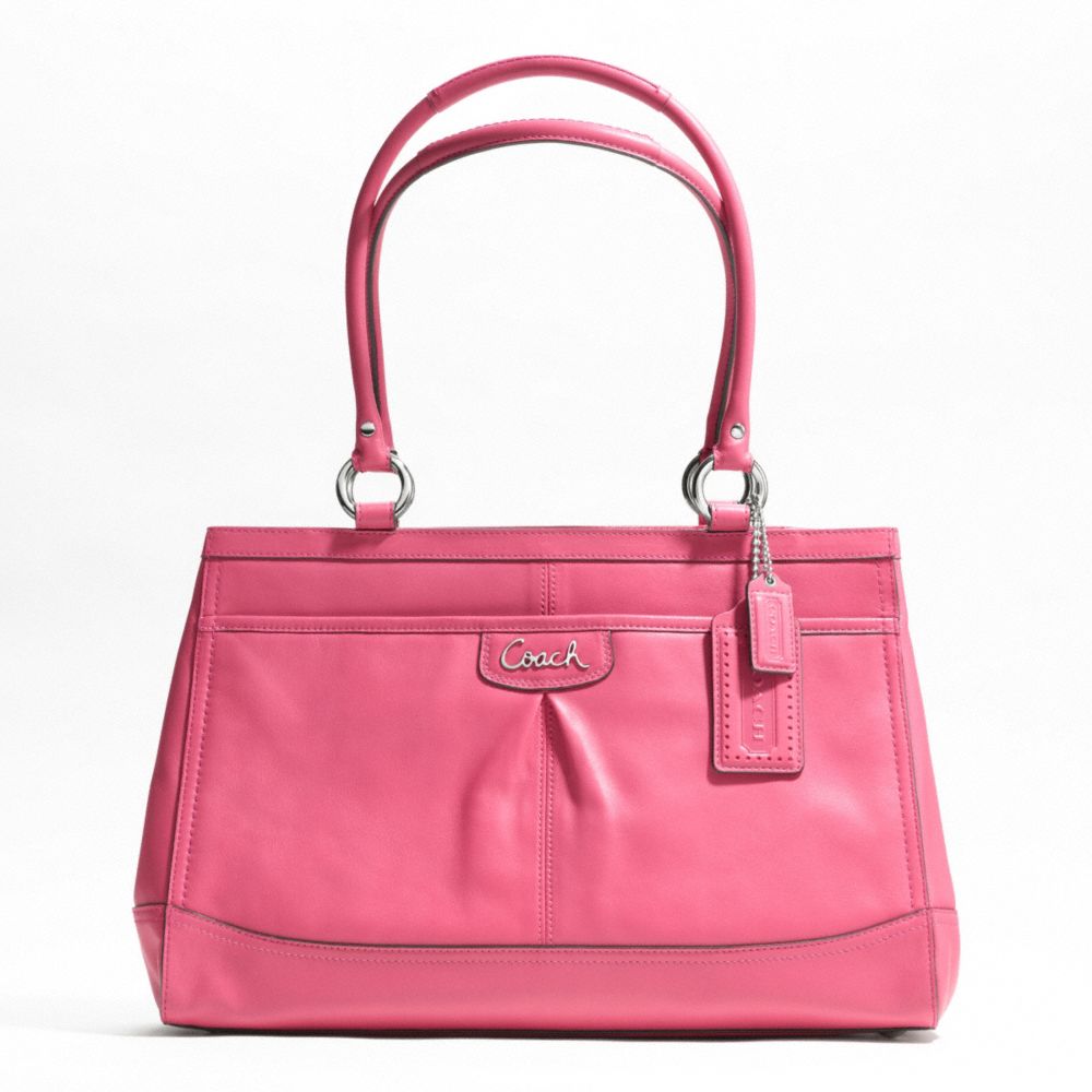 COACH LEATHER CARRYALL - ONE COLOR - F19728