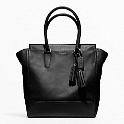 COACH LEATHER TANNER TOTE - ONE COLOR - F19924