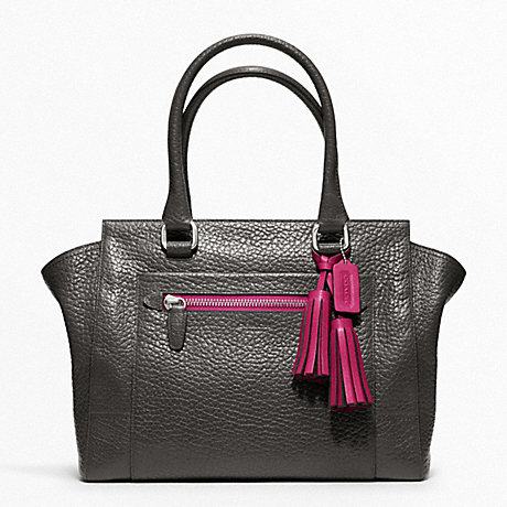 TEXTURED LEATHER MEDIUM CANDACE CARRYALL - COACH F19926 - 11900