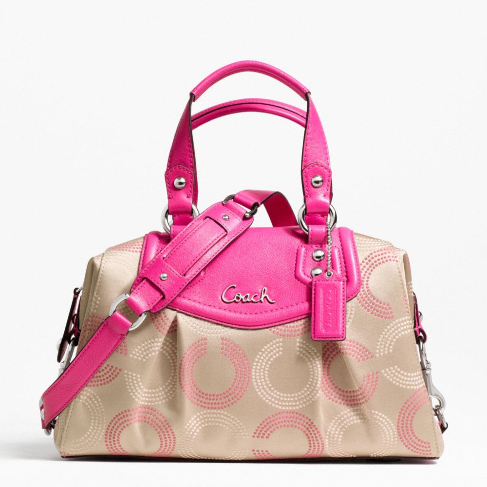COACH ASHLEY DOTTED OP ART SATCHEL - ONE COLOR - F20027