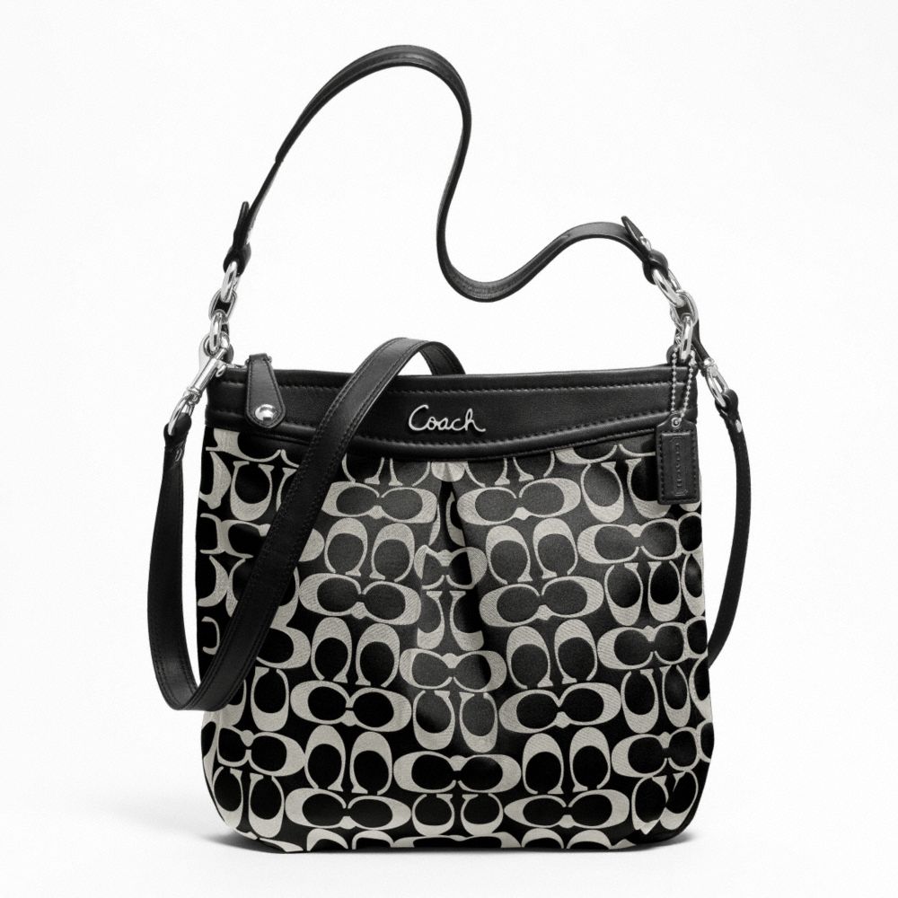 ASHLEY SIGNATURE HIPPIE - SILVER/BLACK/WHITE/BLACK - COACH F20111