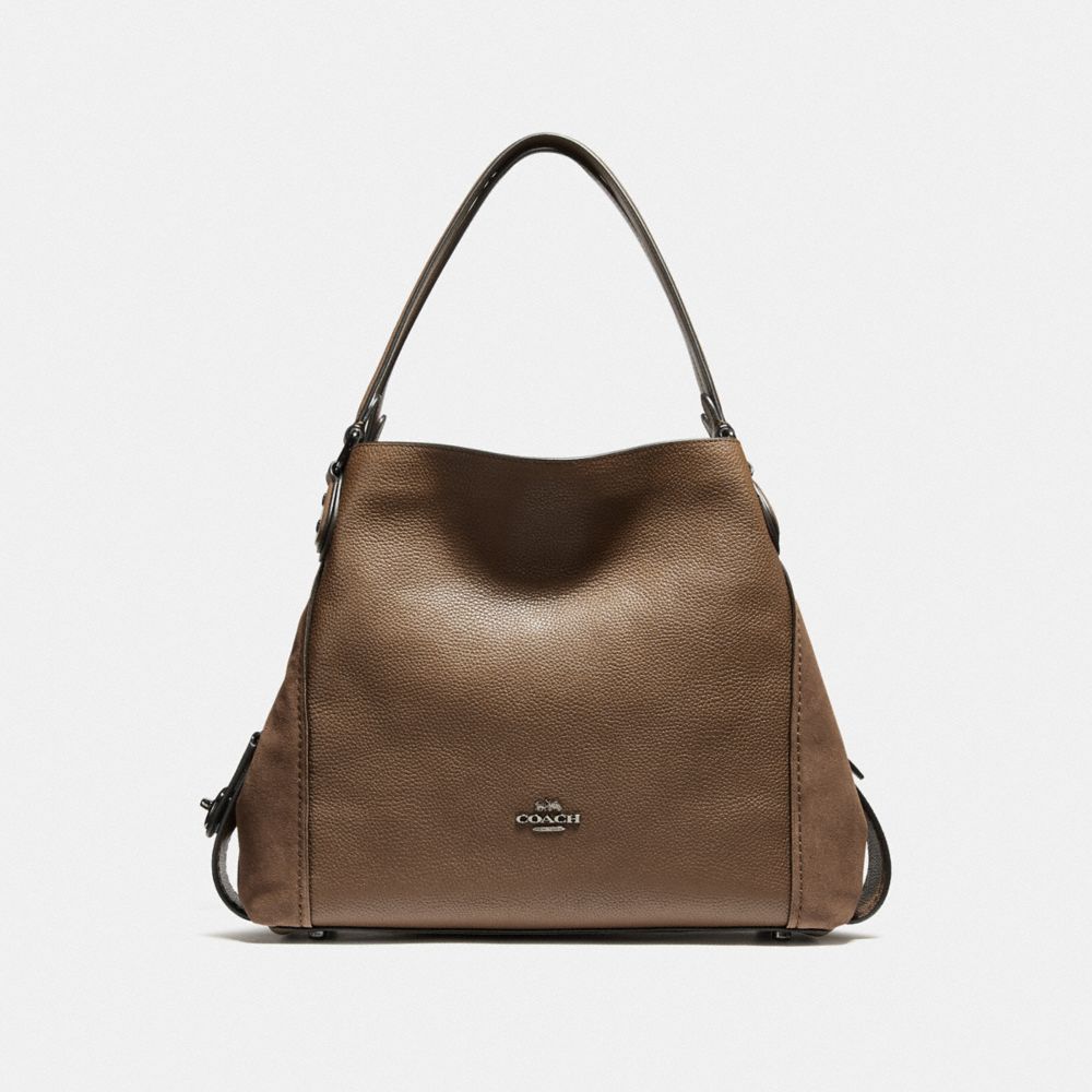 COACH F20164 Edie Shoulder Bag 31 DK/TOBACCO