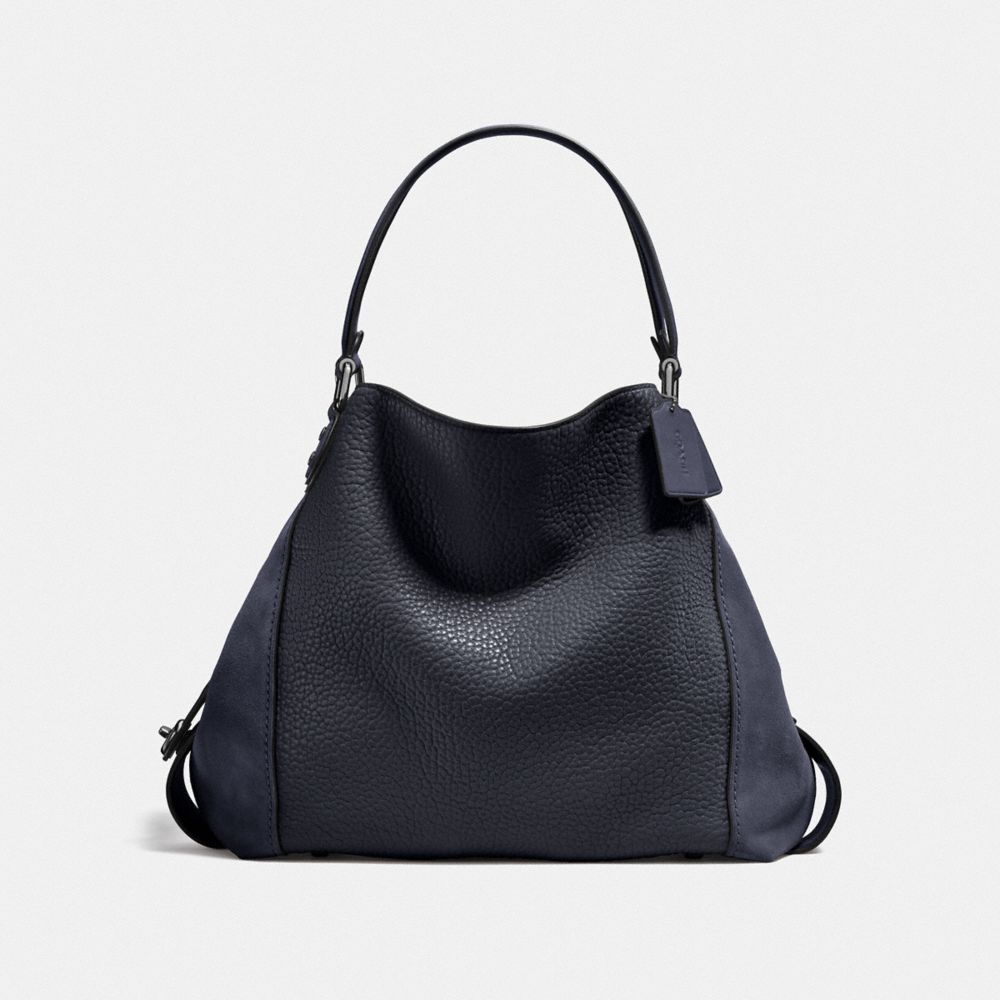 COACH F20334 EDIE SHOULDER BAG 42 DK/MIDNIGHT NAVY