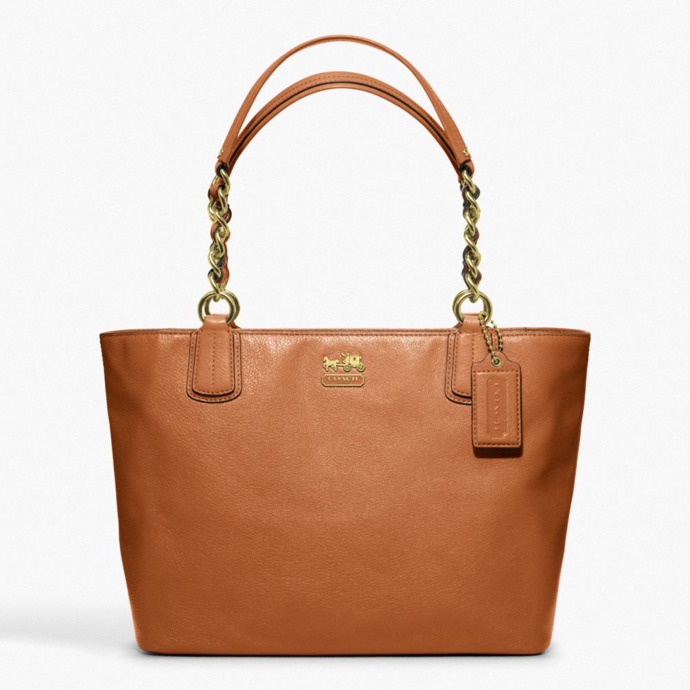 COACH MADISON LEATHER TOTE - ONE COLOR - F20466
