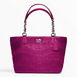 COACH MADISON GATHERED LEATHER TOTE - ONE COLOR - F20522