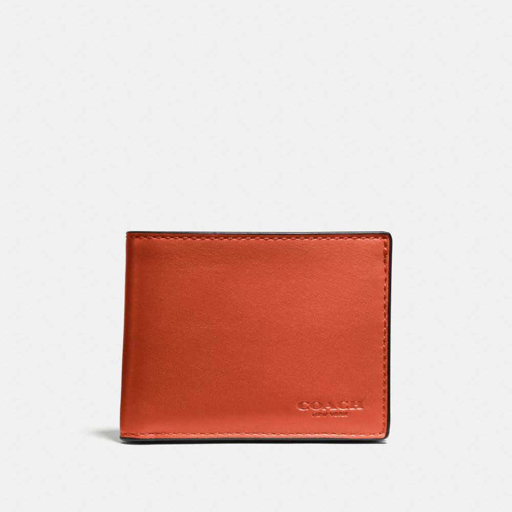 SLIM BILLFOLD ID WALLET - F20954 - DEEP ORANGE