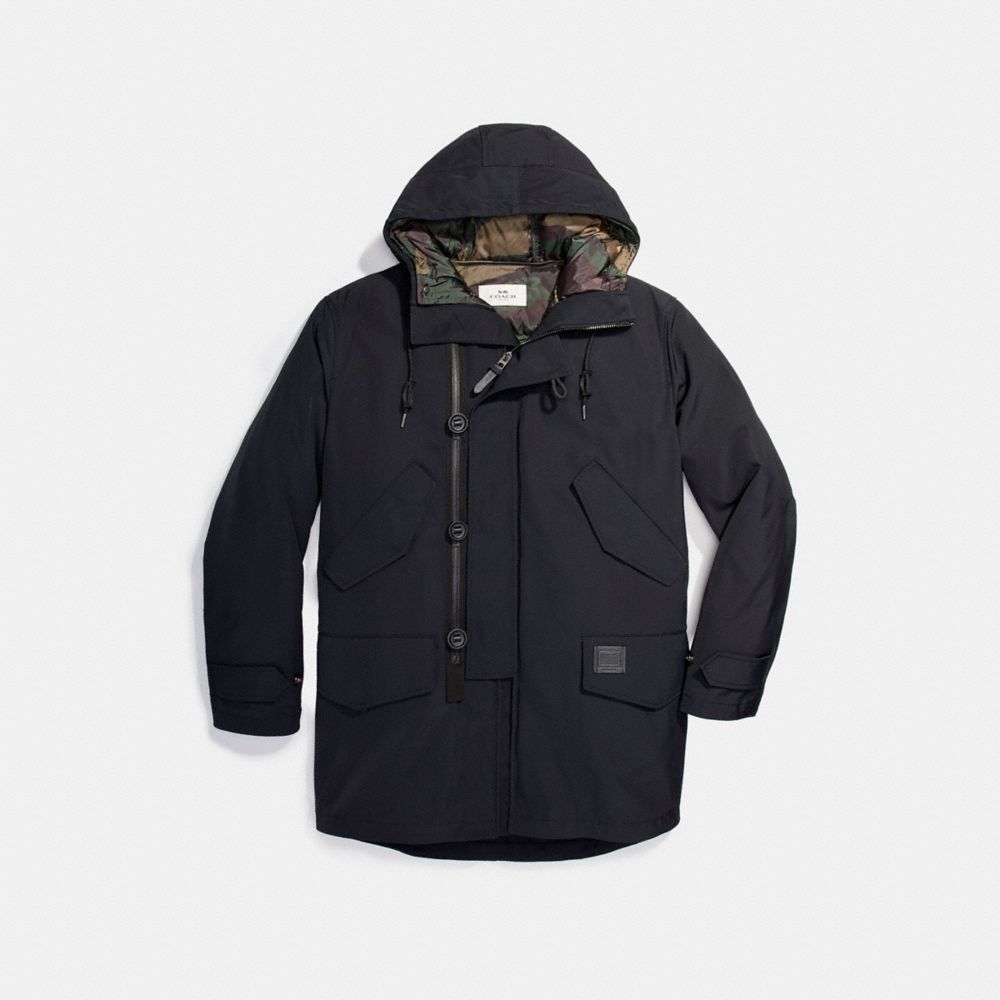 COACH F21008 Down Parka BLACK