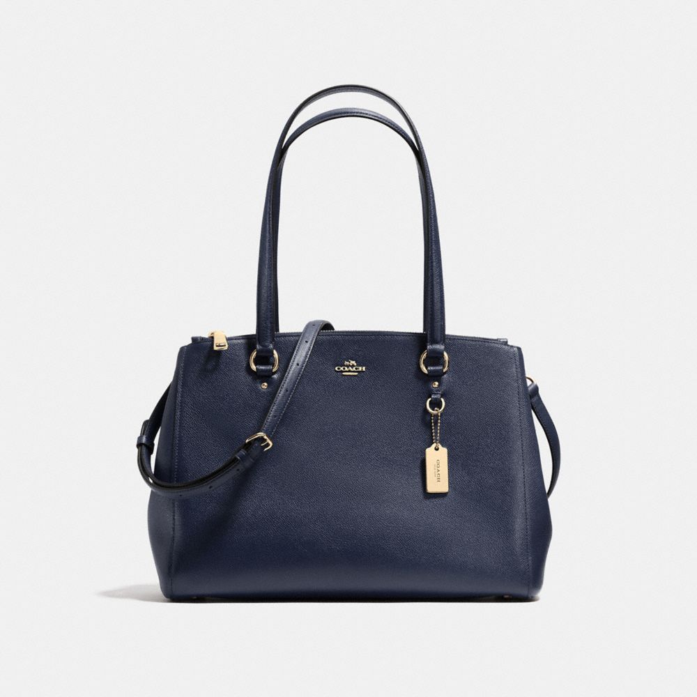 COACH F21024 Stanton Carryall NAVY/LIGHT GOLD