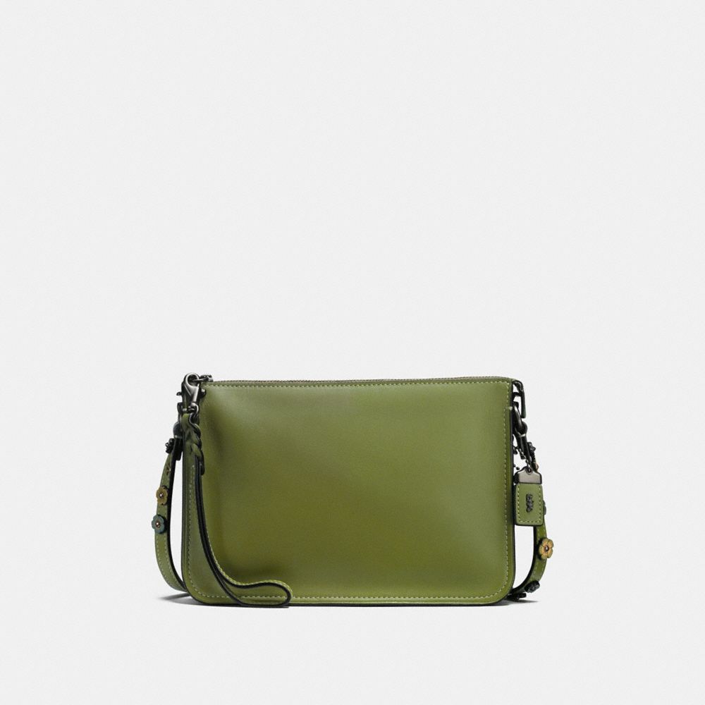 SOHO CROSSBODY WITH TEA ROSE - F21037 - UTILITY/BLACK COPPER