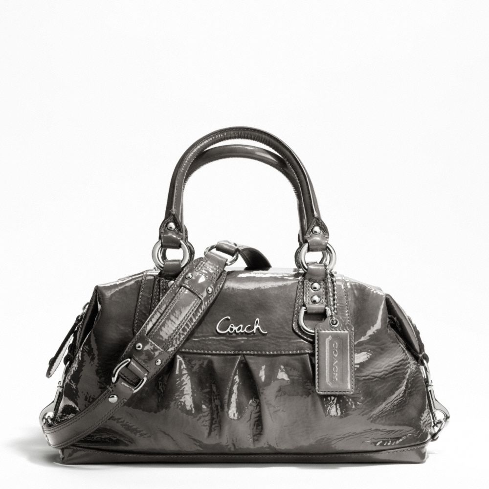 COACH F21042 ASHLEY PATENT SATCHEL ONE-COLOR