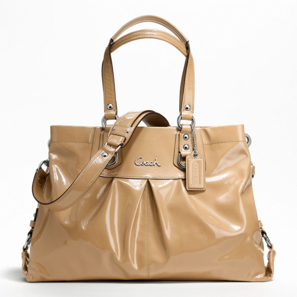 COACH F21043 ASHLEY PATENT CARRYALL ONE-COLOR