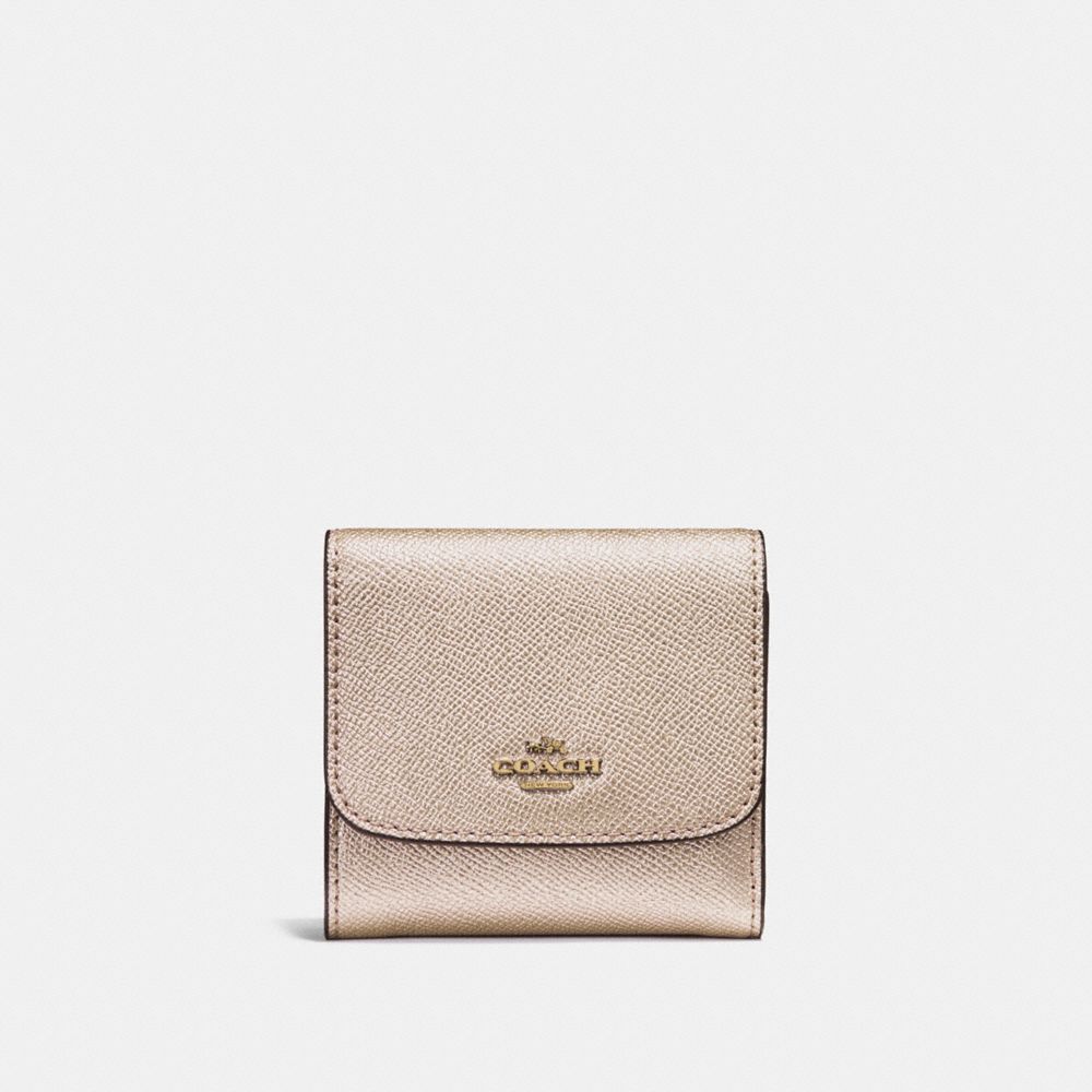 COACH F21069 SMALL WALLET LIGHT-GOLD/PLATINUM