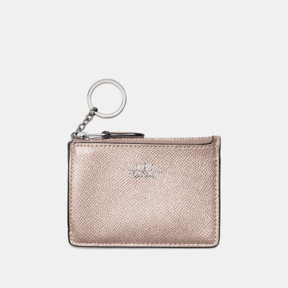 COACH F21072 Mini Skinny Id Case SILVER/PLATINUM