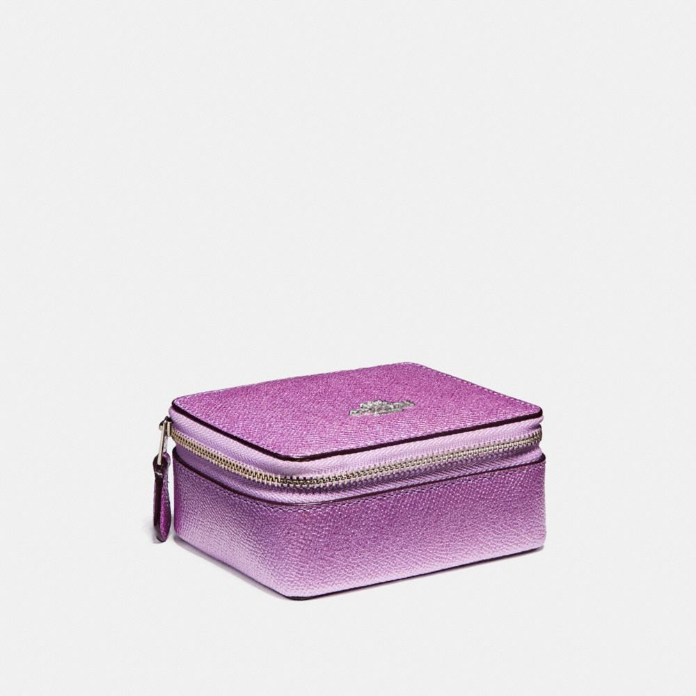 JEWELRY BOX - SILVER/METALLIC LILAC - COACH F21074