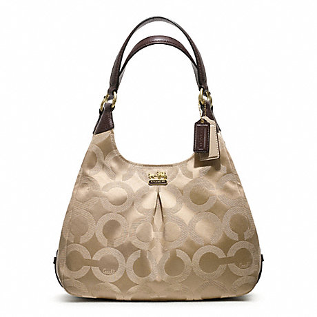 COACH F21125 MADISON OP ART SATEEN MAGGIE ONE-COLOR
