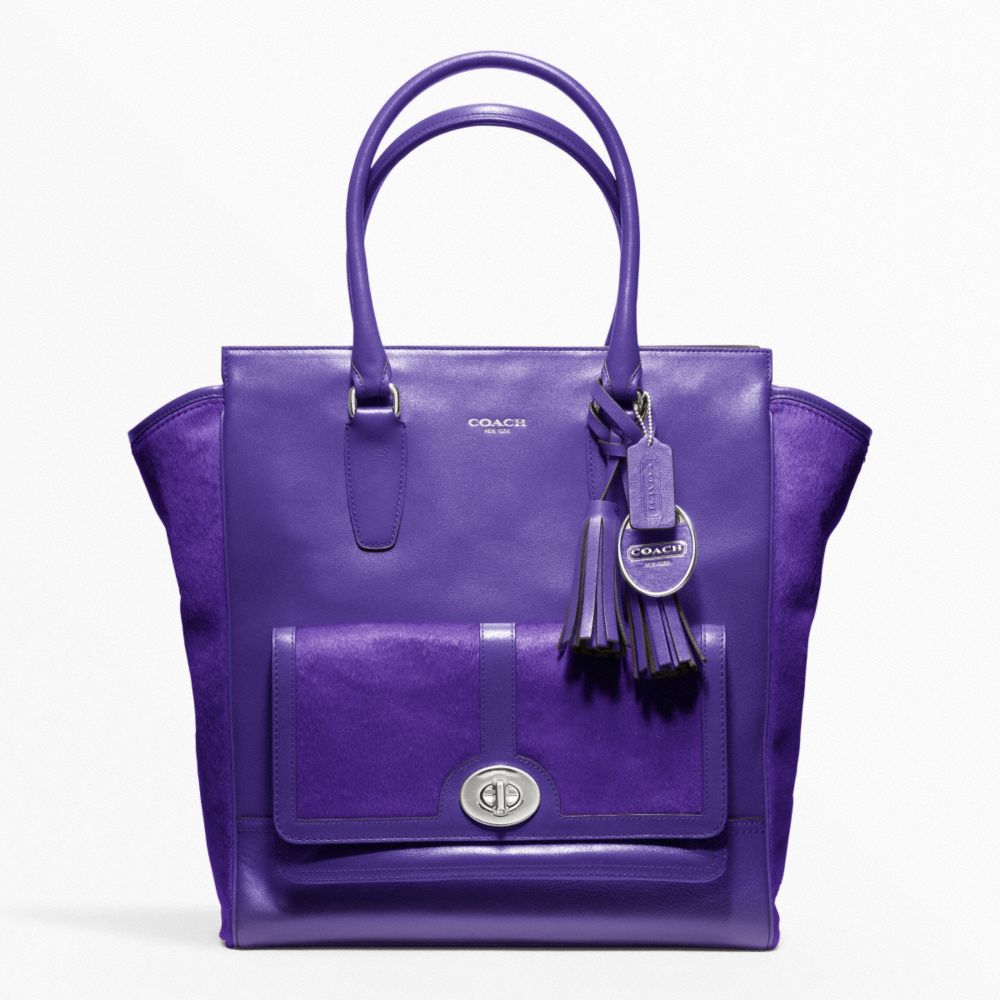 COACH HAIRCALF POCKET TANNER TOTE - ONE COLOR - F21155