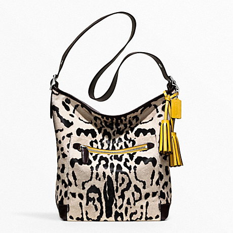 COACH F21167 OCELOT HAIRCALF LARGE DUFFLE ONE-COLOR