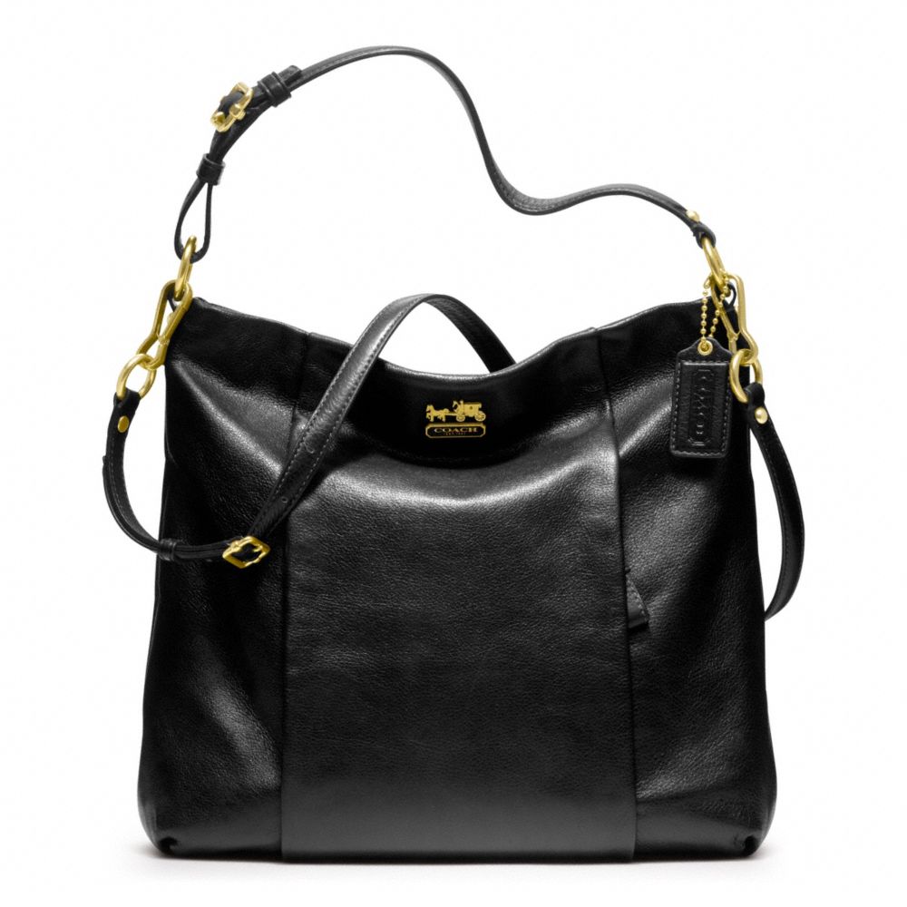 MADISON LEATHER ISABELLE - BRASS/BLACK - COACH F21224
