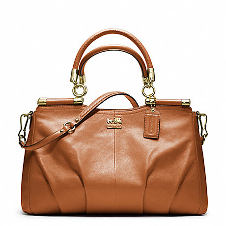 COACH f21227 MADISON LEATHER CARRIE SATCHEL 