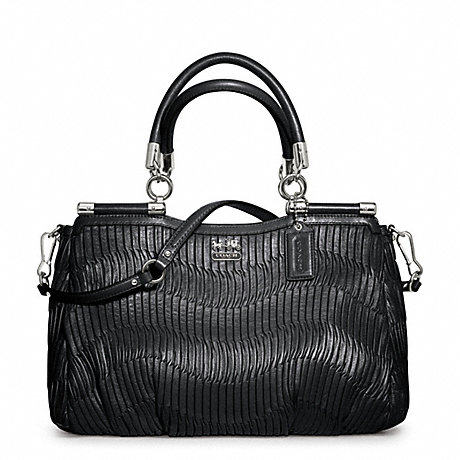 MADISON GATHERED LEATHER CARRIE - COACH F21281 - ONE-COLOR