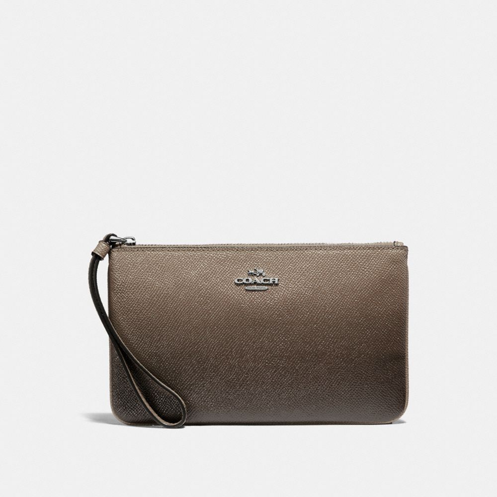 LARGE WRISTLET - COACH f21328 - SILVER/FOG