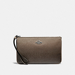 COACH F21328 - LARGE WRISTLET SILVER/FOG