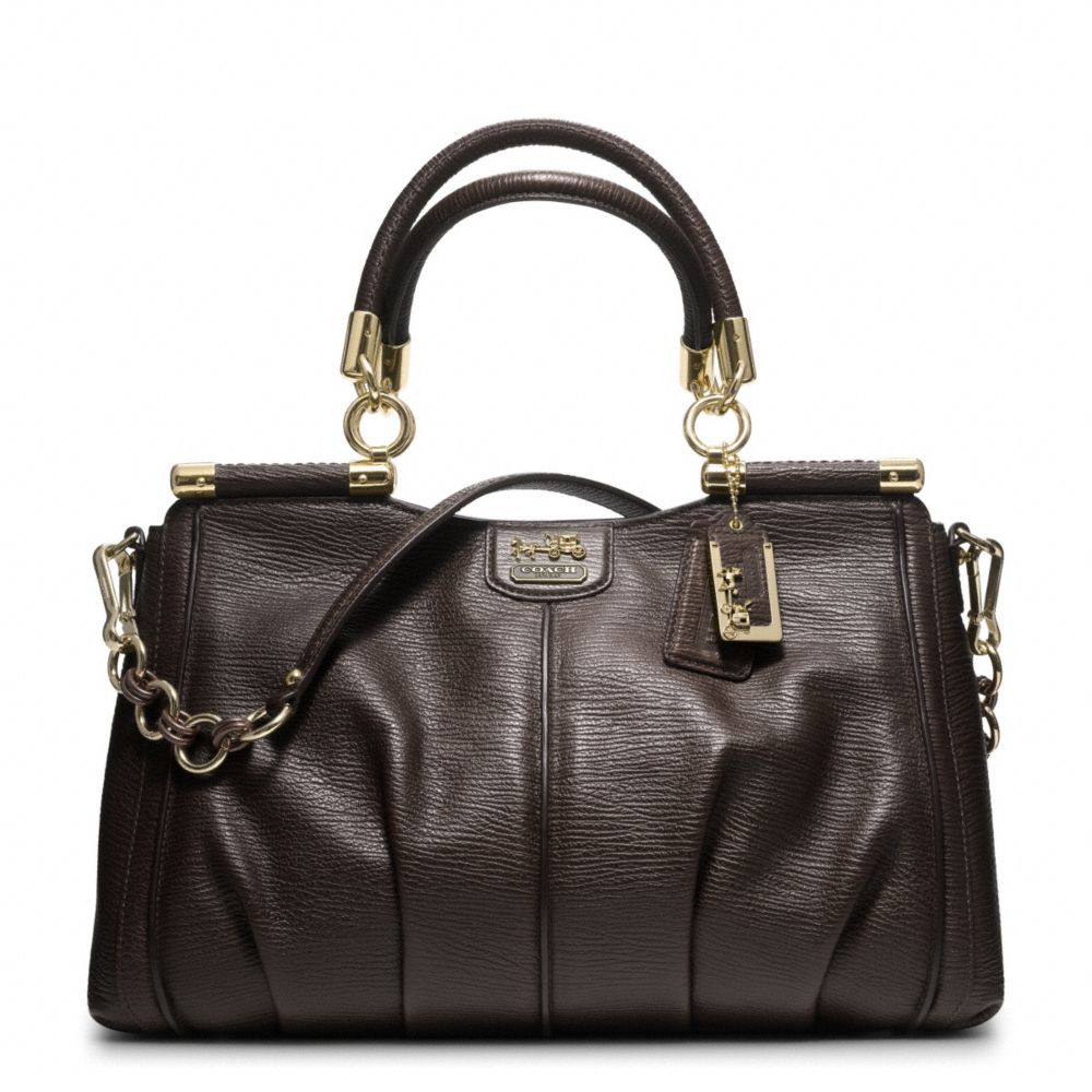 COACH f21503 MADISON PINNACLE TEXTURED LEATHER CARRIE 