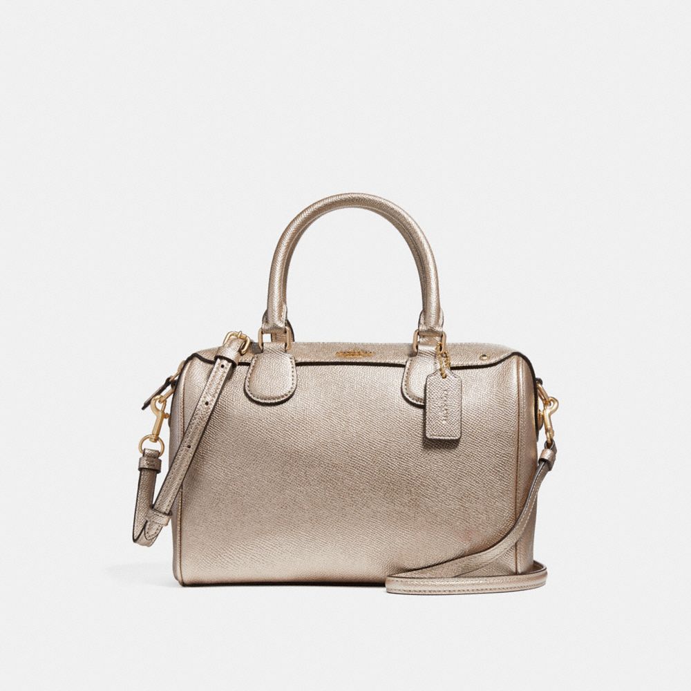 MINI BENNETT SATCHEL - PLATINUM/LIGHT GOLD - COACH F21508