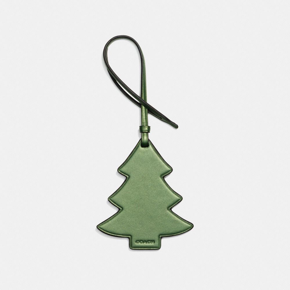 CHRISTMAS TREE ORNAMENT - F21520 - METALLIC LIME